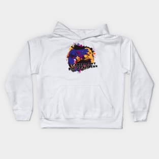 Gamers don’t die we respawn,controller design with color gradients Kids Hoodie